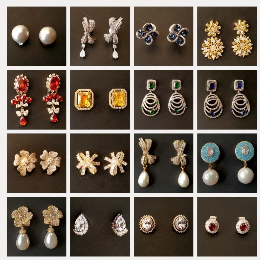 Boucles d'oreilles clip Natalya – Bijou élégant pour oreilles non percées - Belle Miss